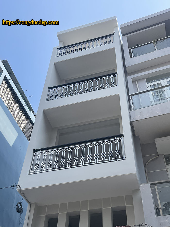 lan can nhôm đúc hiện đại